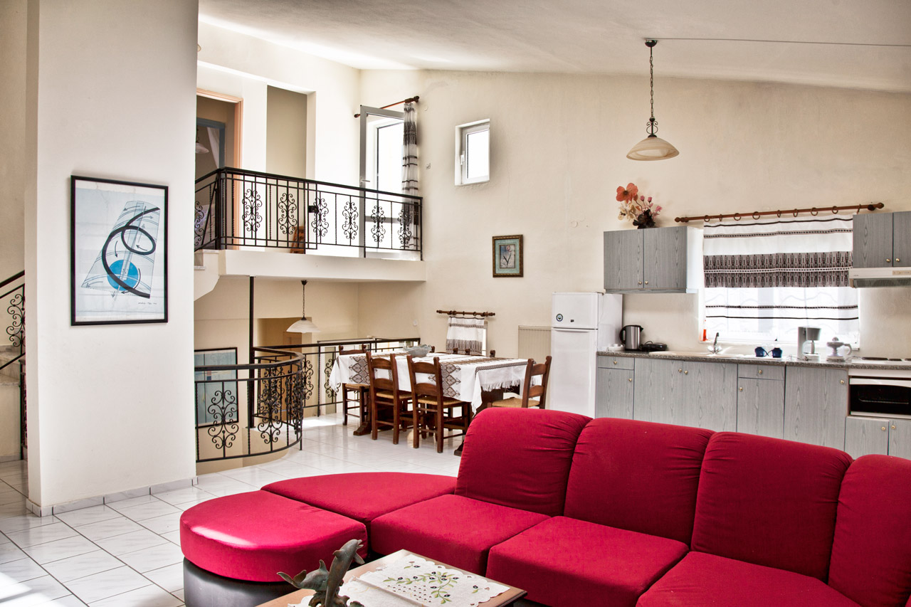 Spacious Villa in Crete Bali - Villa Klados - Living Room 2